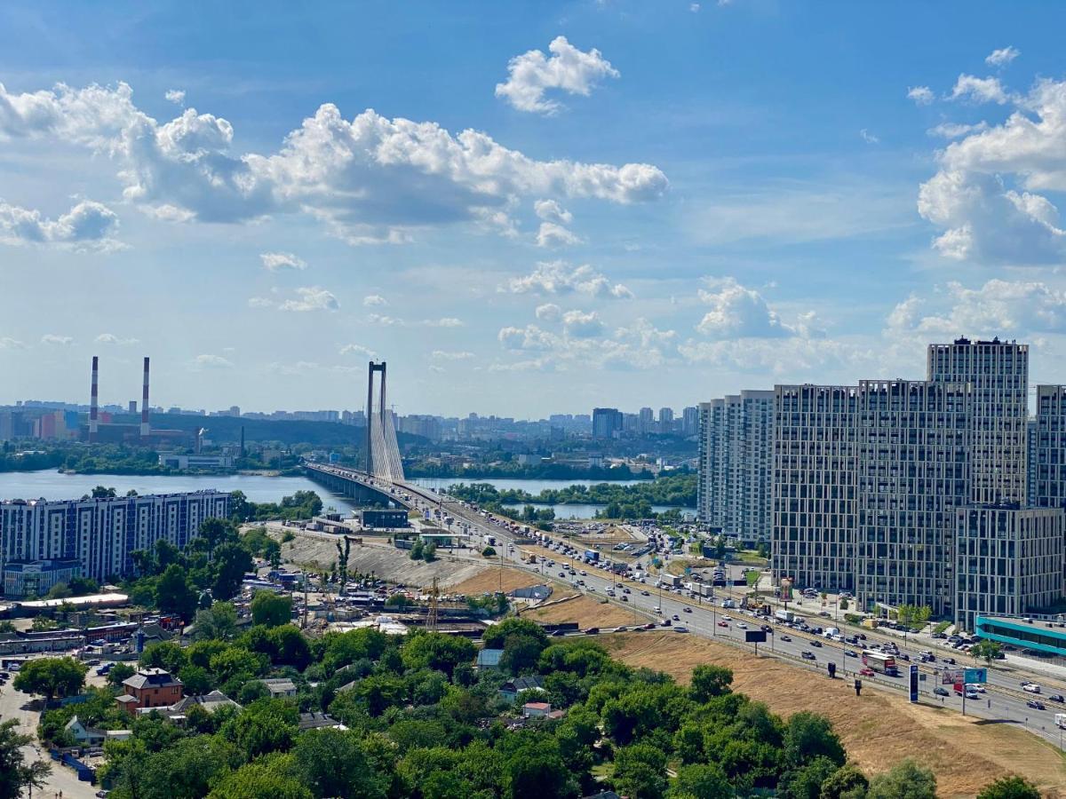 Apartments With Dnipro View Kiev Exterior foto