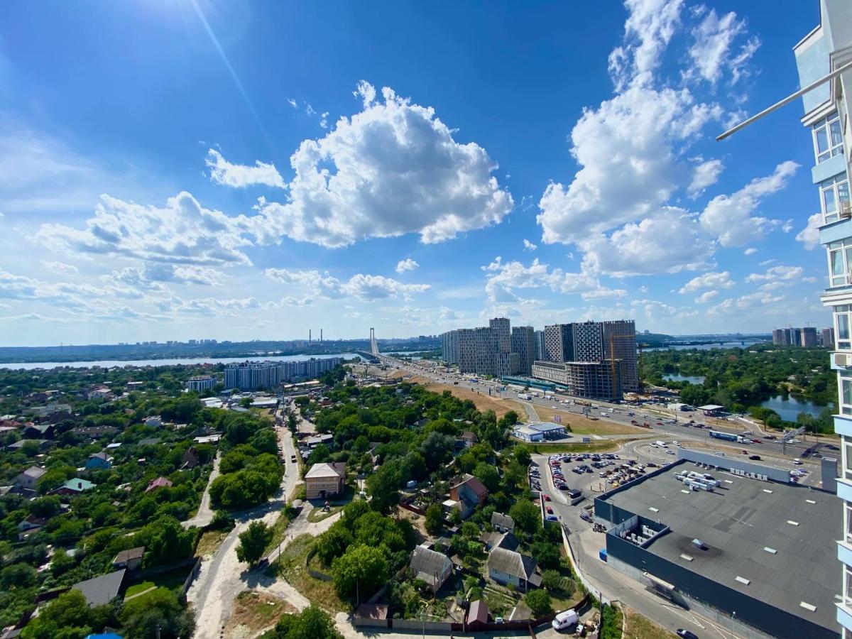 Apartments With Dnipro View Kiev Exterior foto