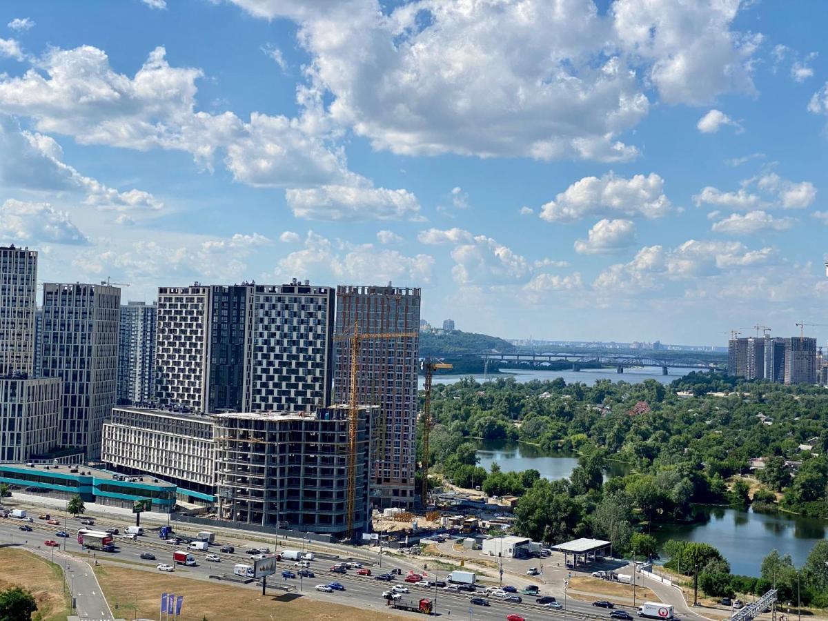 Apartments With Dnipro View Kiev Exterior foto